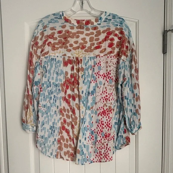 Ann Taylor L Patterned Blouse - Picture 5 of 5